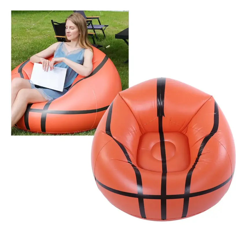 Sofa Inflable Portable Puff Pelota Basquet INFALTABLE SOFA