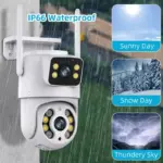 Camara de Seguridad Ip Wifi 8mp Lente Dual Pantalla Dual App Ibek IB-A31 - Imagen 4